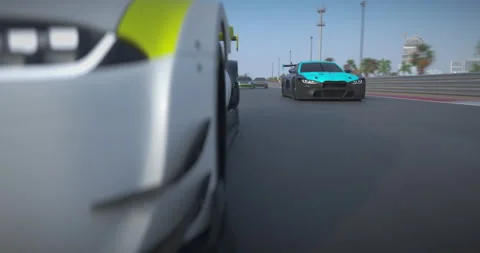 Race cars Stock Footage 332874812