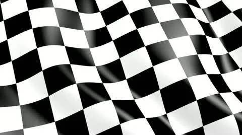 Race checkered flag Video stock 12766520