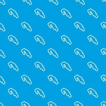 Race circuit pattern seamless blue イラスト素材