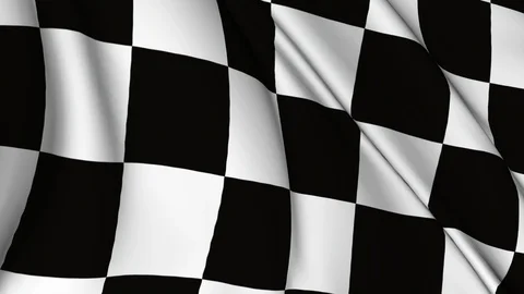 Race flag animation Stock Footage 125820147