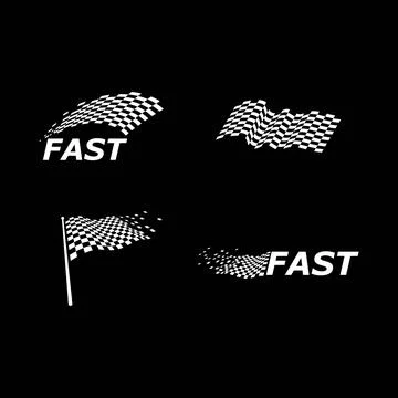 Race flag design Stock Illustration