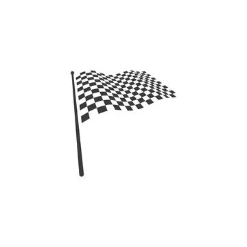 Race flag design Stock Illustration