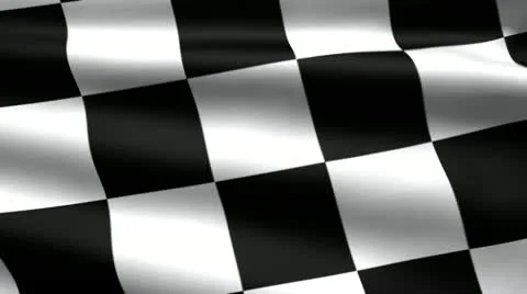 Race flag Stock Footage 12375453