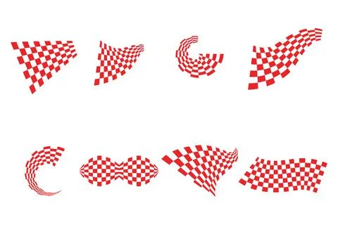 Race flag icon design Stock Illustration