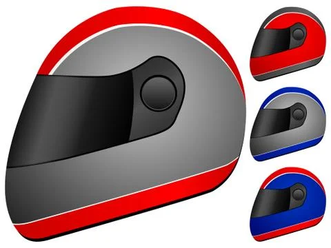 Race helmet Stock Illustration