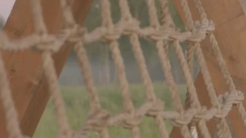 Race on the obstacle course Stock Footage 81430628