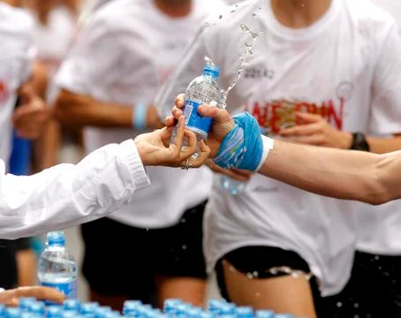 Race Refreshment Stock Photos