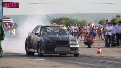 Race slippage Stock Footage 66447499