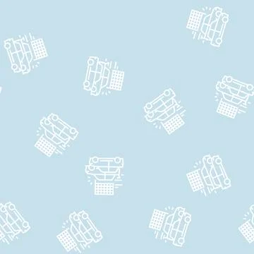Race sport line seamless pattern Stock Illustration