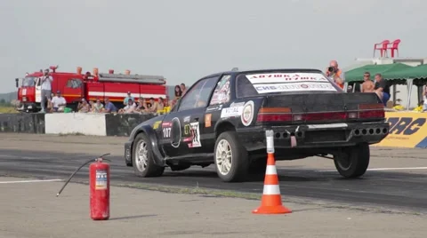 Race at the start Stock Footage 66447393