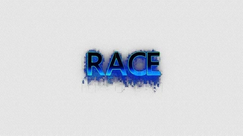 Race Tech Glitch Stock Footage 342242768