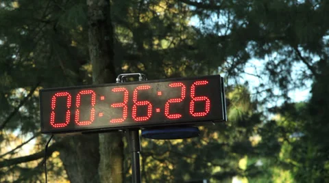 Race timer Stock Footage 32041981