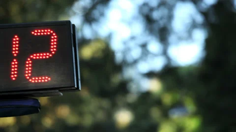 Race timer Stock Footage 32043072