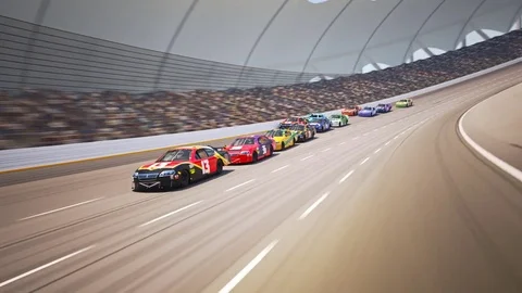 Race Track Curve Road For Car Racing Stock Footage