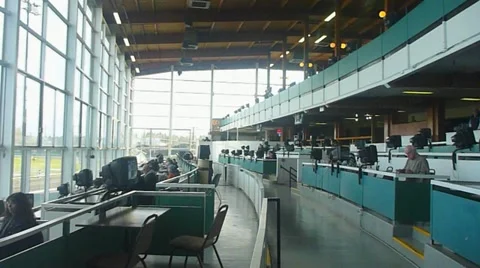 Race Track Gambling Stock Footage 10882488