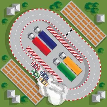 Race track. Stock Illustration