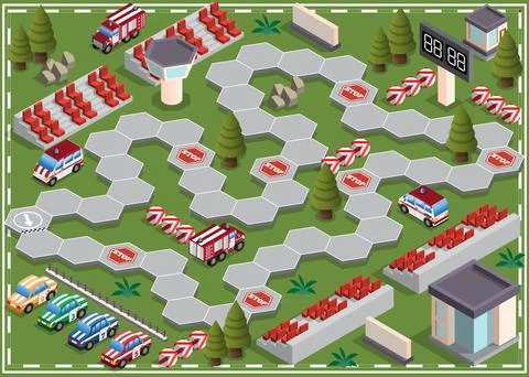 Race track. Stock Illustration