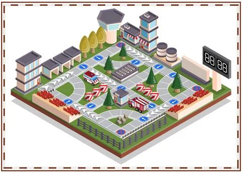 Race track. Stock Illustration