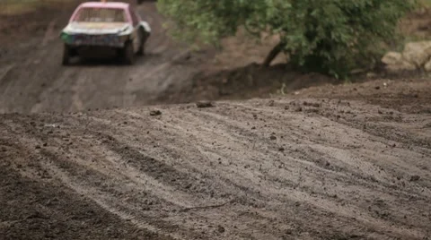 Race without rules Stock Footage 7751061