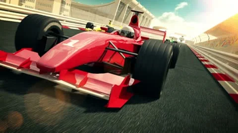 Racecars Stock Footage