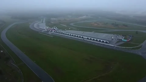 Racetrack drone Stock Footage 165826798
