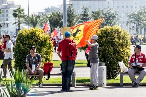 On the racetrack. Stockfoto's