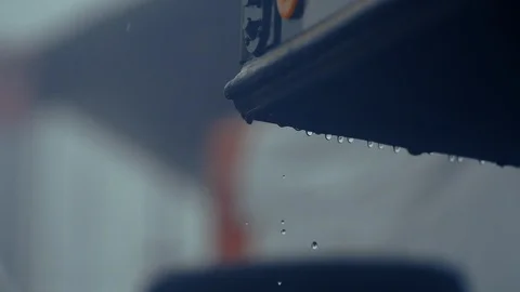 Racetrack on a rainy day Stock Footage 111425096
