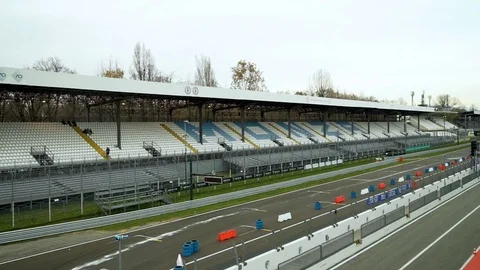 Racetrack Ready for the Race Video stock 83100292