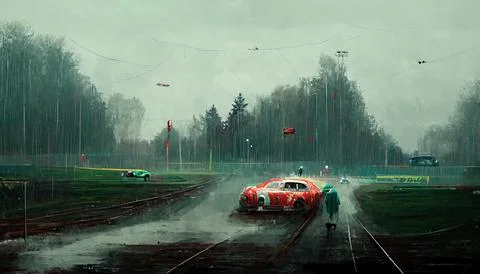 RACETRACK v01 Stock Illustration
