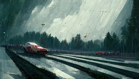 RACETRACK v02 Stock Illustration
