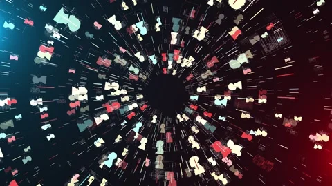 Racial Profiling Through Facial Recognition Tech, Bias in Surveillance Stock Footage 271016775
