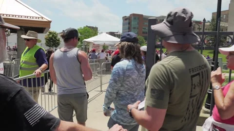 Racine, WI USA June 18 2024: Donald Trump Political Rally Stock-Footage 277775341