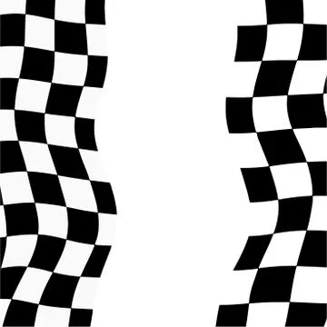 Racing background with checkered flag abstract illustration Stock Illustration