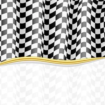 Racing Background. Checkered Flag Illustrazione stock