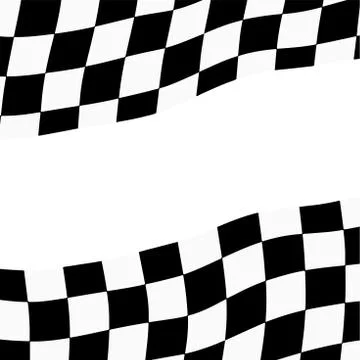 Racing background with checkered flag vector illustration. EPS10 Stock Illustration