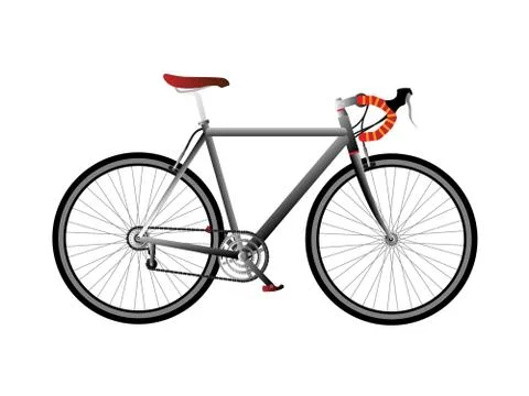 Racing bike Stock Illustration