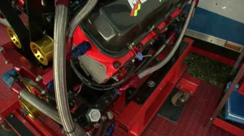 Racing boat engine Stock Footage 36920146