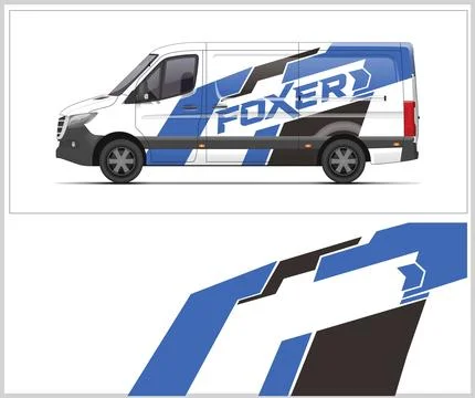 Racing car decal wrap vector designs Stock Illustration