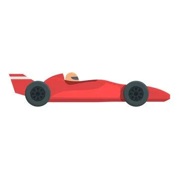 Racing car icon cartoon vector. Race team Stock Illustration