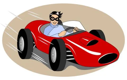 Racing car Stock Illustration