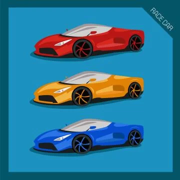 Racing car Stock Illustration