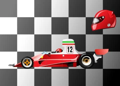 Racing car 스톡 일러스트