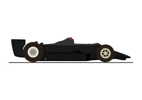 Racing car. Stock Illustration
