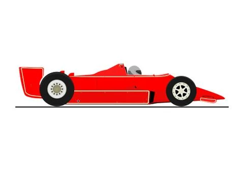 Racing car. Stock Illustration