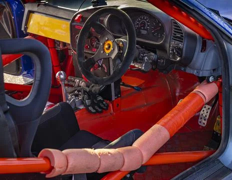 Racing Car Interior Stock Photos