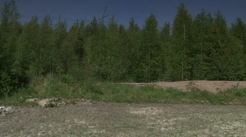 Racing car jumping Video stock 123115