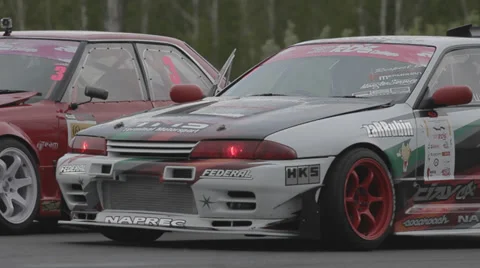 Racing car on the parking Stock Footage 39465258