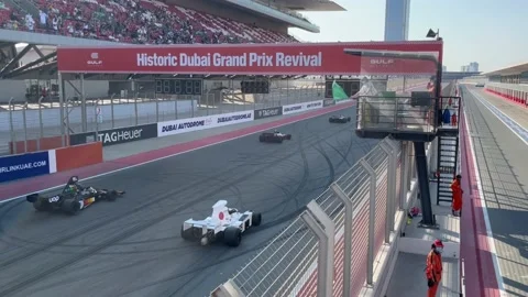 Racing car at the track Stock Footage 167700121