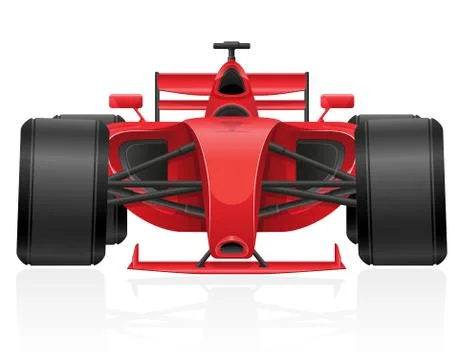 Racing car vector illustration eps 10 Stock Illustration
