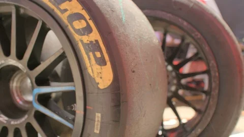 Racing Car Wheel Video stock 103286777